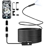 Romon Endoskopkamera mit Licht, 1080P HD Endoskop Kamera Handy mit Licht...