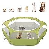 Pawaboo Kleintiere Freigehege, Wasserdicht Faltbar Kaninchen Freilaufgehege für...