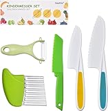 Kindermesser 5-teiliges Kinder Sicherheit Küchenmesser Set zum Schneiden Kochen...
