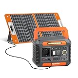 FlashFish 144.3Wh Tragbare Powerstation mit Solarpanel 60W, 200W Solar Generator...