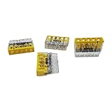 50 Stück Wago 2273-205 COMPACT-Verbindungsdosenklemme Ø 0,5-2,5 mm², 5-polig,...