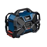 Bosch Professional 18V/12V System Akku-Baustellenradio GPB 18VH-6 SRC (Laden im...