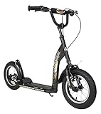 BIKESTAR Roller Kinderroller Tretroller Kickscooter mit Luftreifen für Jungen...