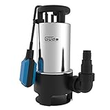 Güde Schmutzwassertauchpumpe GS 1103 PI (1100 W, Fördervolumen: 20.000 l/h,...