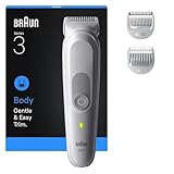 Braun Bodygroomer Series 3, Elektrischer Körperrasierer Herren mit 3...
