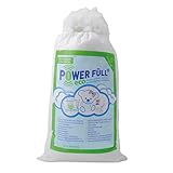 POWER FÜLL® eco - weiß | 1kg Nachhaltige Füllwatte | Spielzeugnorm...
