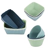 12 x Muffinform Silikonformen Muffin, BPA-Frei Silikon Muffinförmchen, Silikon...