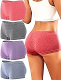 ALL OF ME 3/4er Pack Boxershorts Damen Boyshorts Damen Hohe Taille Hipster...