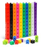 Xaosin Steckwürfel, 100 Stück Mathematik Würfel, Rechenwürfel Mathe,...