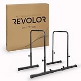 REVOLOR Dip Station Bar Barren – Höhenverstellbar, Breitenverstellbar, bis...