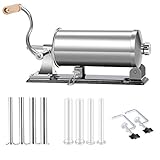 MASTER FENG Wurstfüller, Horizontale Küche Aluminium Wurstfüllmaschine mit...