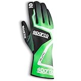 Sparco Handschuhe Rush 2020, Größe 11, Grün/Schwarz, 45