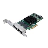 MENDUNER 4 Port PCIe Gigabit Ethernet Server -Adapter - I350 T4, 10/100/1000...