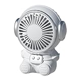 Generisch Mini Ventilator 9.5x7.4x11.5cm Schreibtisch Ventilator Astronaut...