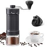 Kaffeemühle Manuell, Mini Manuelle Kaffeemühle mit 40 einstellbaren Stufen,...