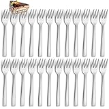 Kuchengabeln 24 Stück，Hunnycook Kleine Gabeln Dessertgabeln Set, 5.9 ''(15...