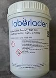 1kg Kupfersulfat Pentahydrat (Kupfer(II)-sulfat, CuSO4, für Pool, Labor,...