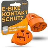 Kontaktschutz Abdeckung für Bosch E-Bike I 2er Set I Orange I eBike Akku...
