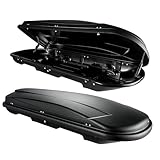 VDP Dachbox Xtreme 400 schwarz Dachkoffer 400 Liter Autokoffer abschließbar