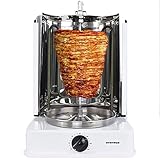 Syntrox Germany Dönergrill Hähnchengrill Rotissiere Gyros Kebab mit drehbaren...