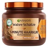 Garnier Wahre Schätze Reparierende 1-Minute Haarkur für brüchiges und...