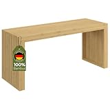 Bellamio Sava Sitzbank aus Bambus – stabile Bank für Flur, Esszimmer,...