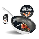 Moritz & Moritz Edelstahlpfanne Wabenstruktur 28cm mit Keramikbeschichtung der...