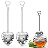 NHQZ 2 StüCk Teesieb Edelstahl Aus Rostfreiem Stahl, Tea strainer,...