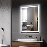 Youyijia Spiegel Mit Beleuchtung,70x50 cm Badspiegel Mit Beleuchtung Mit...