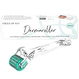 Dermaroller FACES OF FEY - 192 ECHTE NADELN- professionelles Microneedling für...