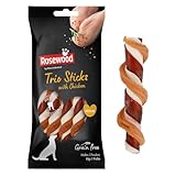 Rosewood Trio-Kausticks mit Hühnchen für mittelgroße Hunde - Zahnhygiene,...