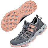 Wanderschuhe Damen Trekkingschuhe Leicht rutschfeste Outdoor-Sportschuhe...