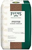 Fuchs Professional - Pfeffer schwarz gemahlen | Schonend vermahlen, ideal zum...