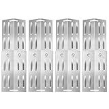 Universal Burner Cover Set, Stainless Steel Flame Plate Replacement Parts for...