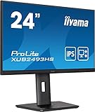 PC -Bildschirm - IIYama Prolite XUB2493HS -B5 - 24 FHD - IPS -Platte - 4 ms - 75...