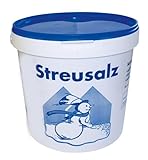 Hamann Streusalz Eimer 10 kg - Deutsches Steinsalz leicht streubar & hoher...