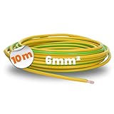 10 Meter Lapp 4520004 H07V-K 6 mm² grün-gelb I Verdrahtungsleitung I...