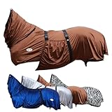 RL24 - Ekzemerdecke mit Halsteil & Bauchlatz – Fliegendecke zum Schutz vor...