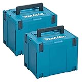 Makita 821552-6 MakPac Typ 4 Stacking Connector Case 396 mm x 296 mm x 315 mm, 2...