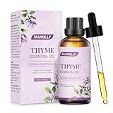 Hanolly Thymianöl 100ml, Natürliche Thymian Ätherisches Öl Aromatherapie...