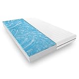 Mister Sandman Gelmatratze 90x200, hochwertige Matratze mit Gelauflage, Matratze...