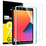 NEW'C 2 Stück, Panzer Schutz Glas für iPad 9 (2021)/ iPad 8 (2020)/ iPad 7...