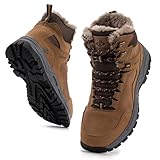 JACKSHIBO Winterschuhe Herren Winterstiefel Damen Warme Gefüttert Stiefel...