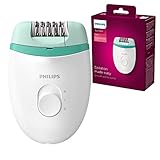 Philips Satinelle Essential BRE224/00 Kompakter Epilierer mit Kabel, Weiß /...