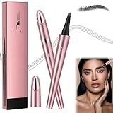 Neuer Microblading Augenbrauenstift, Augenbrauenstift mit 4 Gabelspitze...