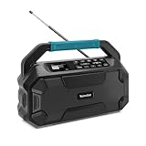 TechniSat Viola 231 OD – Makita Akku kompatibles Baustellenradio (DAB+, UKW,...