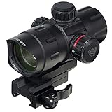 UTG Leuchtpunktvisier 4.2 Zoll Ita Red/Green Dot Sight with Riser Adaptor, Qd...