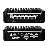 Glovary Firewall Mini PC Quad Core N100, DDR5 8GB RAM 128GB NVMe SSD, 6 x 2.5GbE...