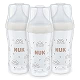 NUK Perfect Match Babyflaschenset | Ab 3 Monate | Passt sich dem Baby an...