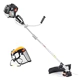 Wiltec 3in1 Benzin Multitool 1,9 kW Gartengerät mit Rasentrimmer, Freischneider...